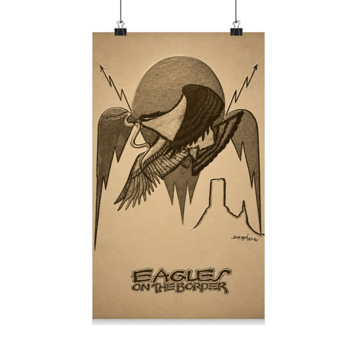 Eagles On The Border Poster - alternate angle 3, merchandise