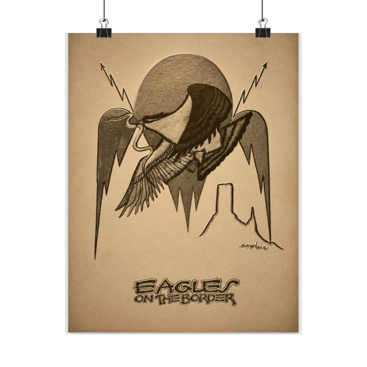 Eagles On The Border Poster - alternate angle 5, merchandise