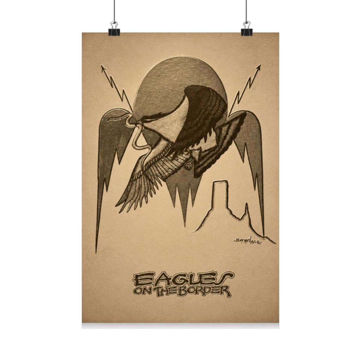 Eagles On The Border Poster - alternate angle 4, merchandise