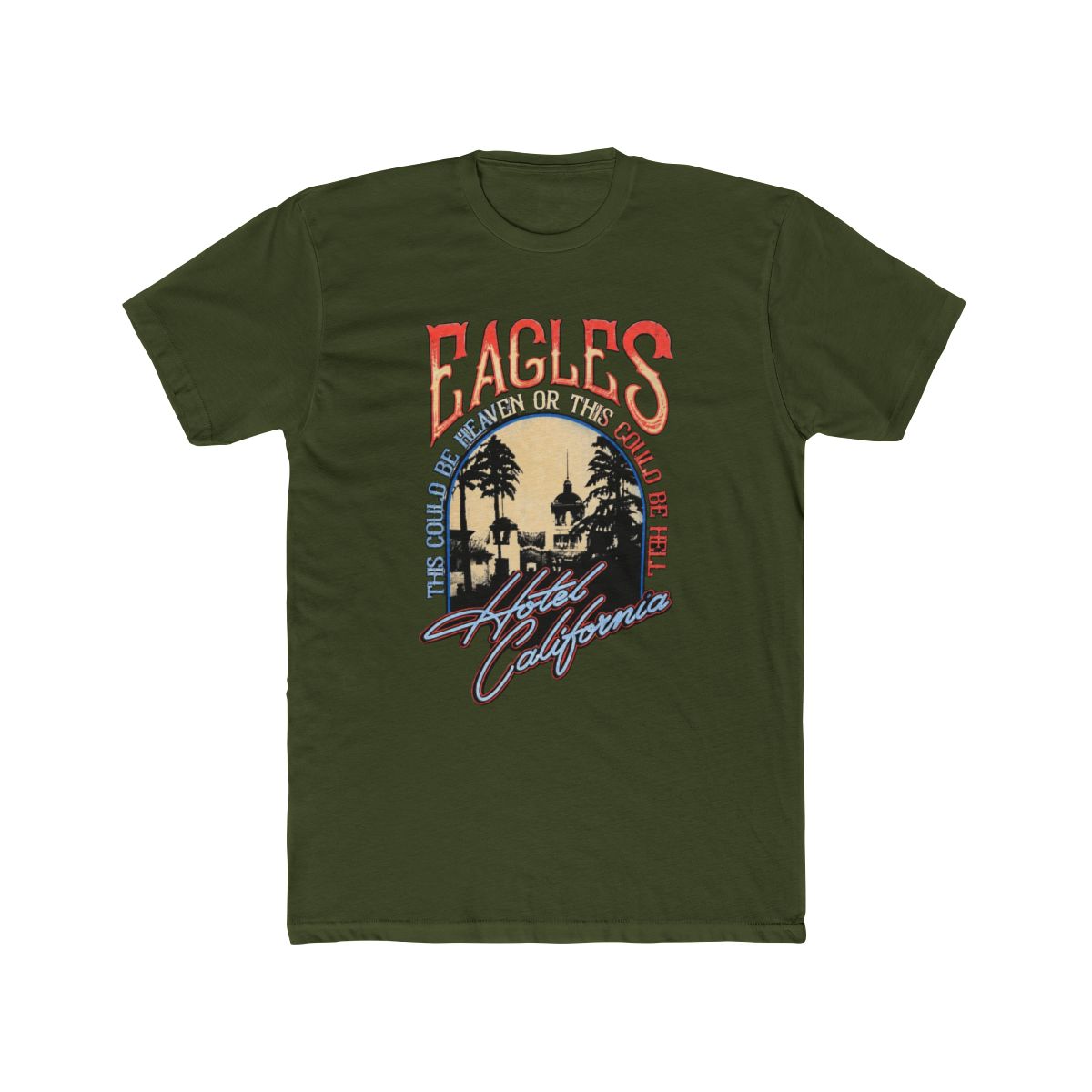 Eagles Premium Carbon T Shirt Heaven Or Hell (Black) - alternate angle 4, merchandise