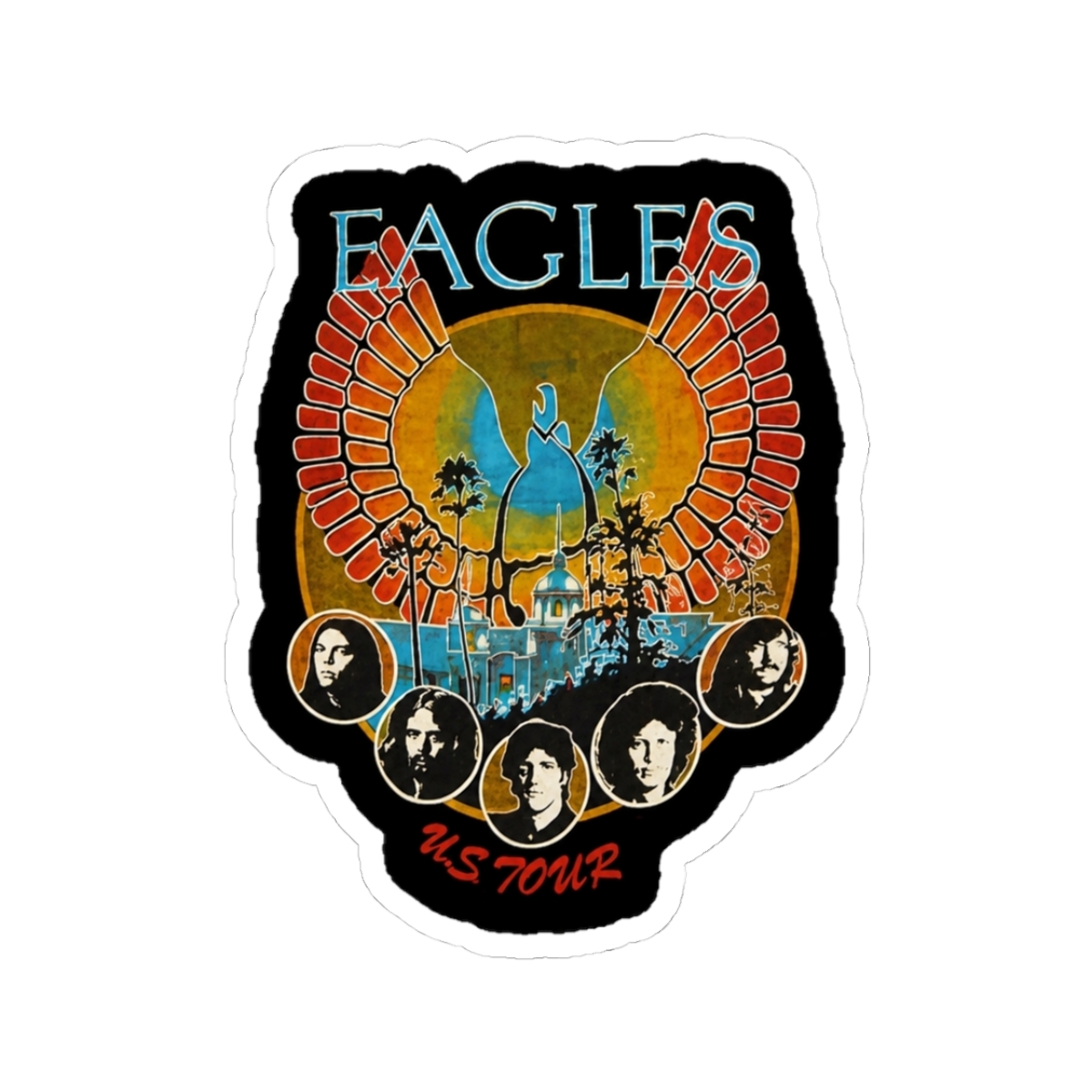 Official Eagles band Sticker