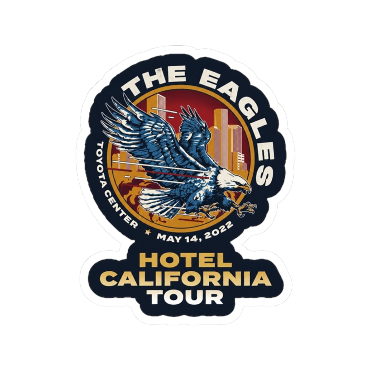 EAGLES BAND Sticker - alternate angle 3, merchandise