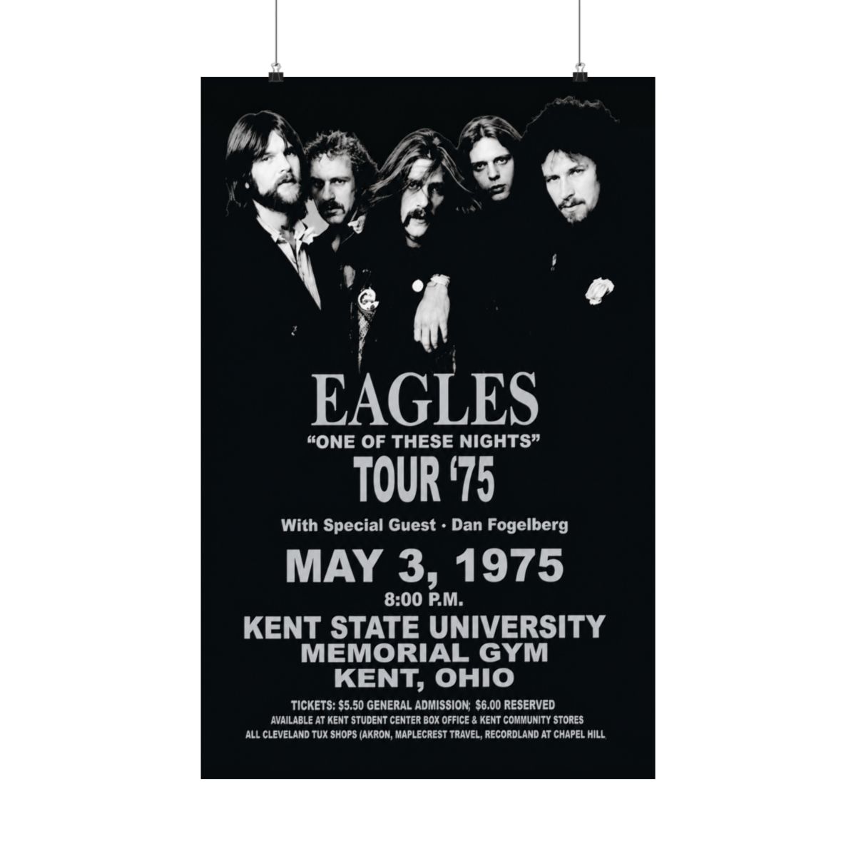 Eagles Band Metal Prints - alternate angle 1, merchandise