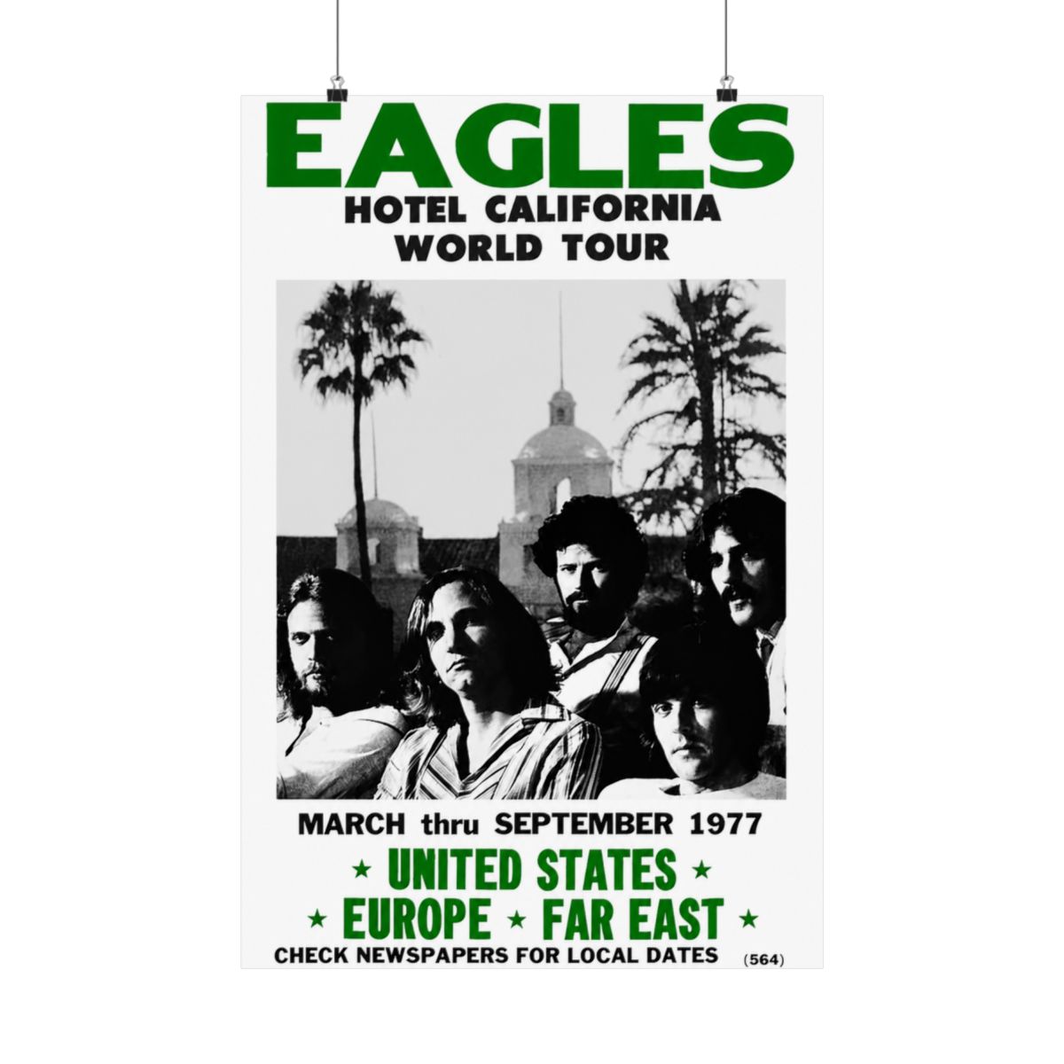 Eagles Hotel California World Tour World Art Collective.Html - Official Creator merchandise